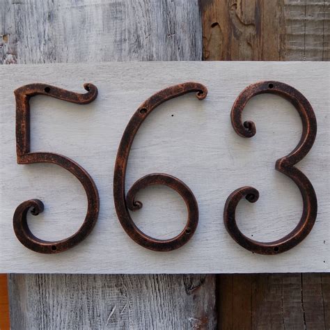 cheapest metal house numbers|Metal House Numbers for sale .